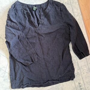 Vintage Roots Linen 3/4 Sleeve Tunic